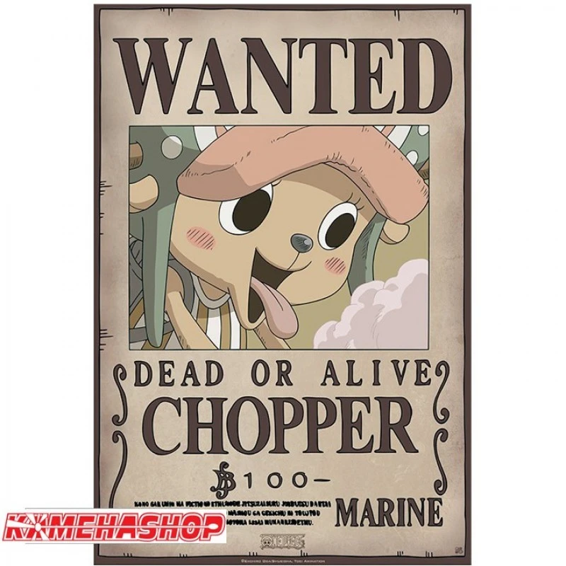 Affiche Wanted Chopper - New World Prime 1 Affiche Wanted Chopper - New World Prime