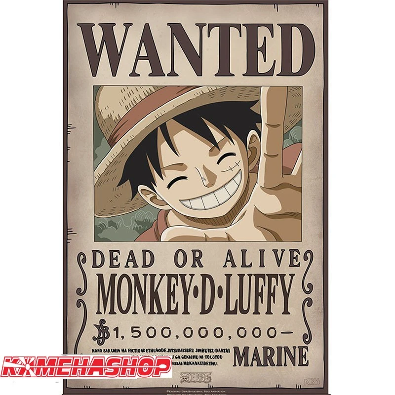Affiche Wanted Luffy - New World Prime 1 Affiche Wanted Luffy - New World Prime