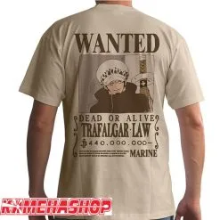 One Piece - T-shirt Trafalgar Law Wanted