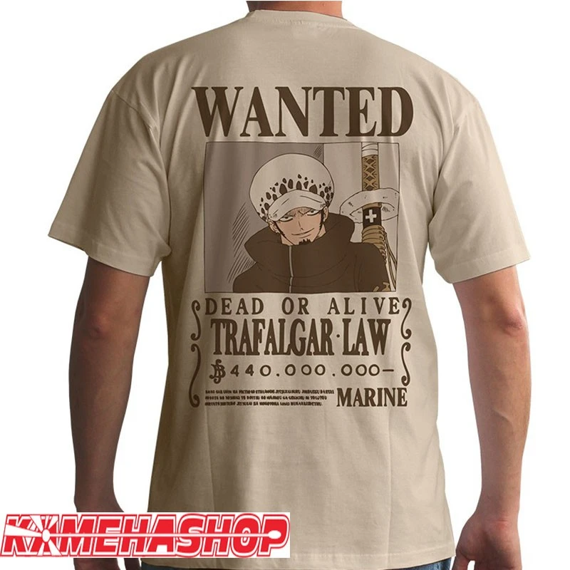 One Piece - T-shirt Trafalgar Law Wanted 1 One Piece - T-shirt Trafalgar Law Wanted