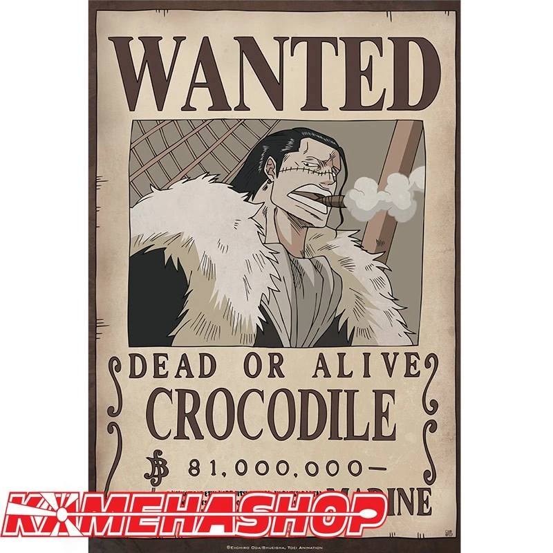 Poster Wanted Crocodile 1 Poster Wanted Crocodile